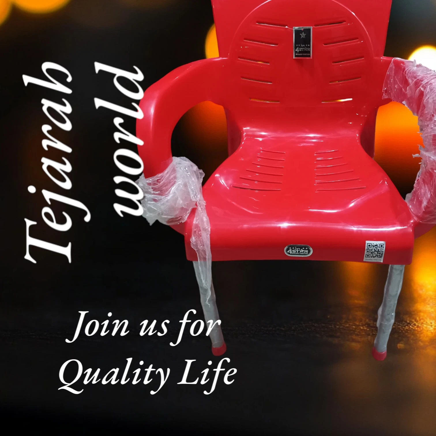 4Star Best Quality Plastic Chair In Pakistan