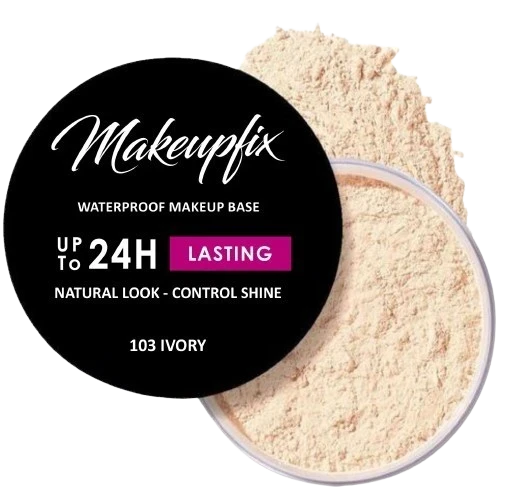 Makeup Fix 203 ALL SKIN Waterproof Makeup Base Powder,0.175 Oz /5g