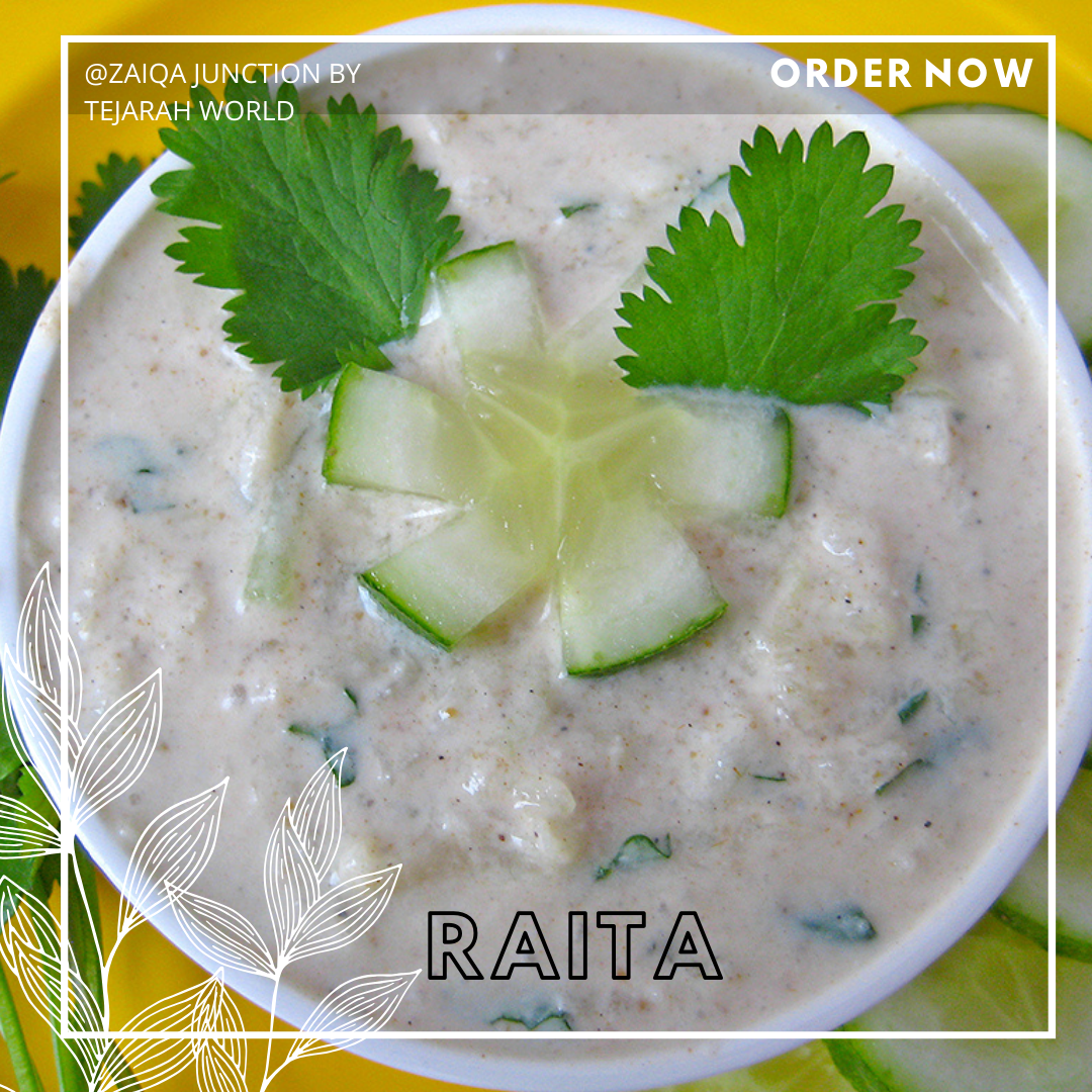 Fresh Yogurt Raita – (Per Serving)