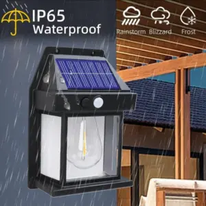 Solar Motion Sensor Outdoor Wall Light