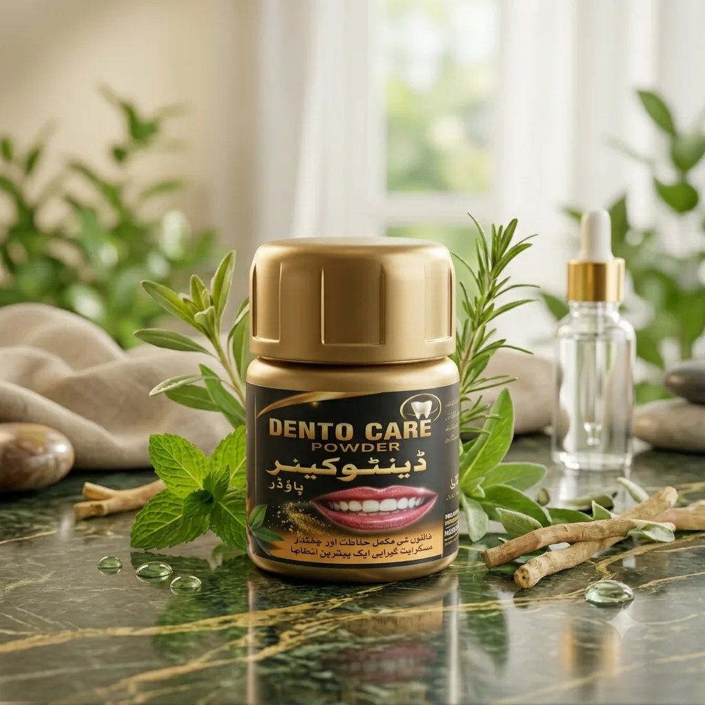 Dento Care Powder - Natural Teeth Whitening & Gum Care Herbal Powder P,0.5