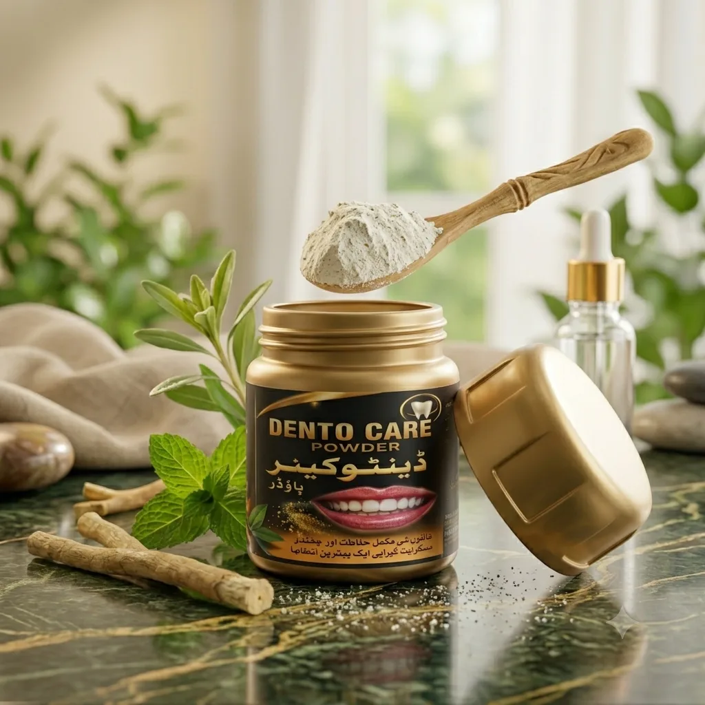 Dento Care Powder - Natural Teeth Whitening & Gum Care Herbal Powder P,0.5 - Image 2