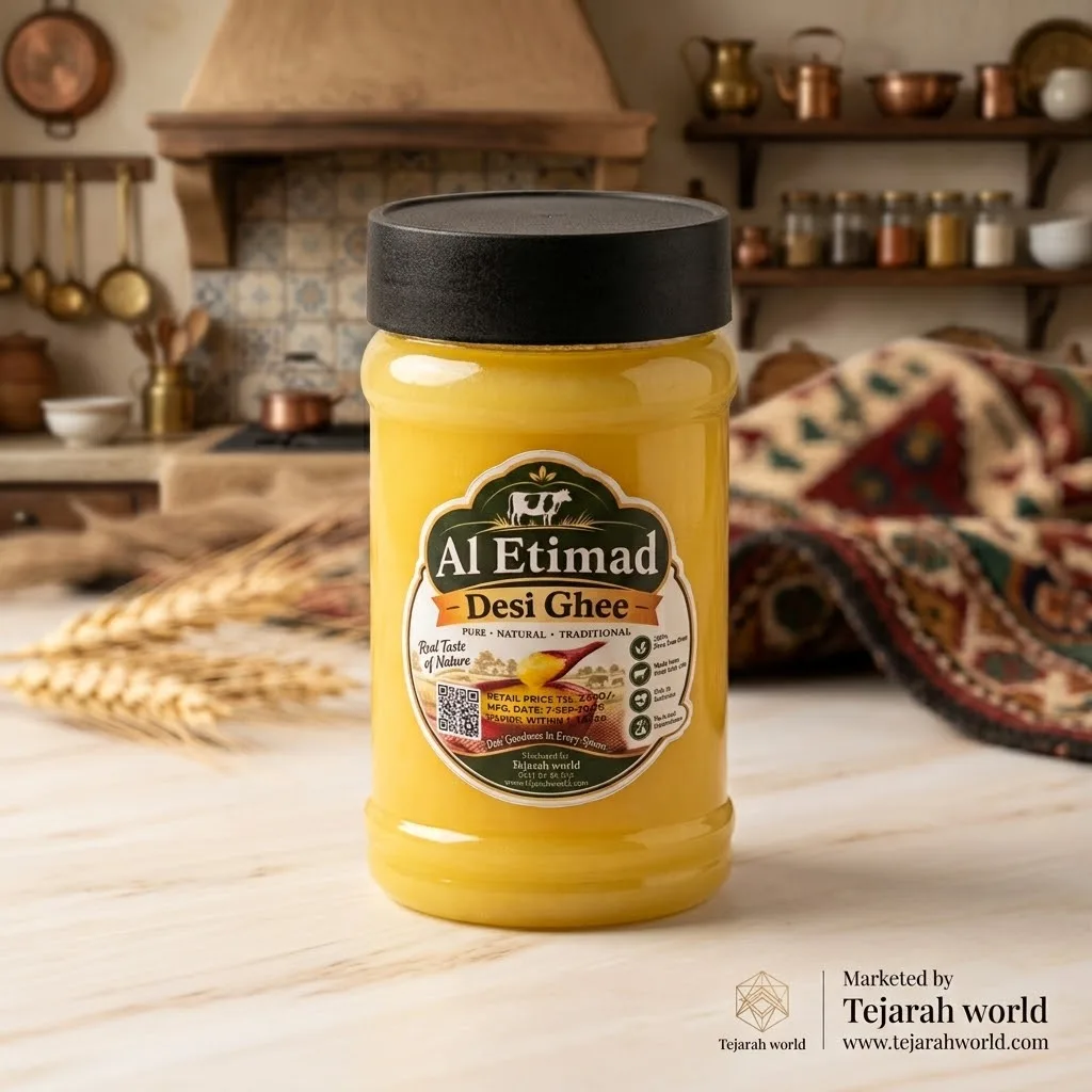 Premium 100% Pure Organic Desi Ghee 1 kg